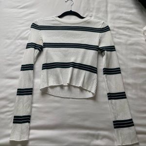 Kendal & Kylie Ribbed striped long sleeve